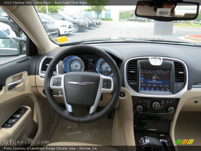 Gloss Black / Black/Light Frost Beige 2013 Chrysler 300