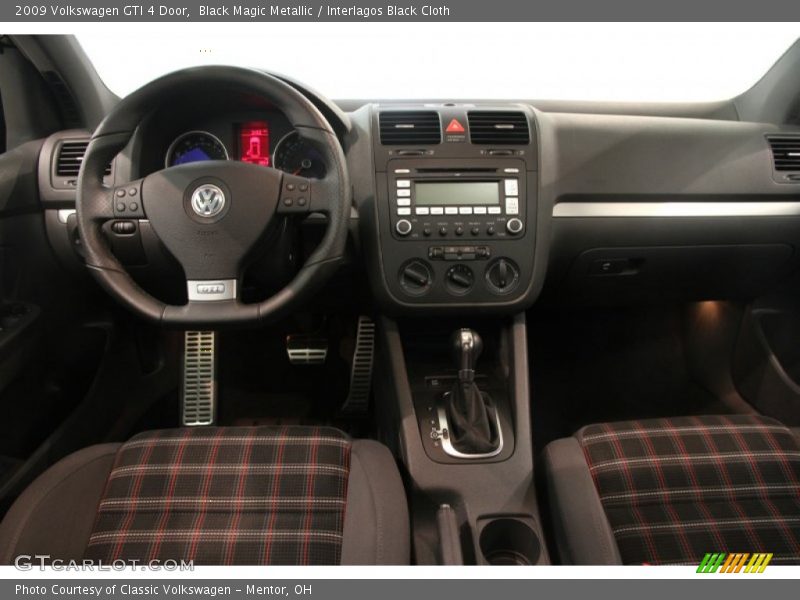 Black Magic Metallic / Interlagos Black Cloth 2009 Volkswagen GTI 4 Door