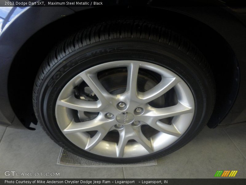 Maximum Steel Metallic / Black 2013 Dodge Dart SXT