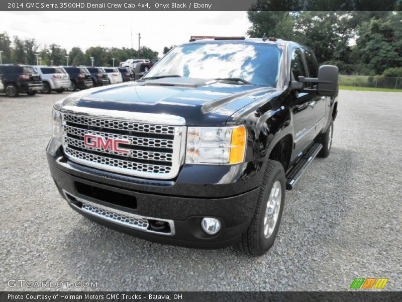 Onyx Black / Ebony 2014 GMC Sierra 3500HD Denali Crew Cab 4x4
