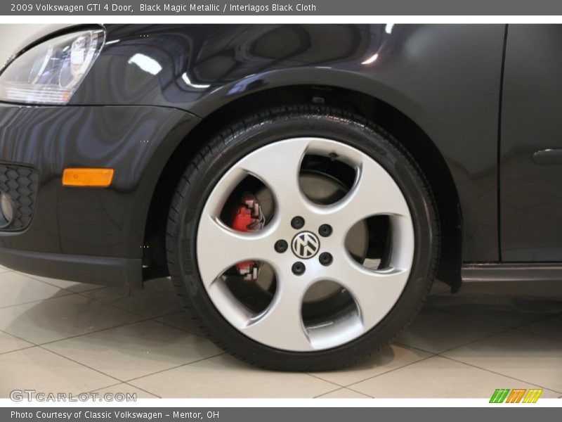 Black Magic Metallic / Interlagos Black Cloth 2009 Volkswagen GTI 4 Door