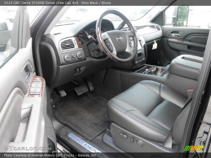  2014 Sierra 3500HD Denali Crew Cab 4x4 Ebony Interior
