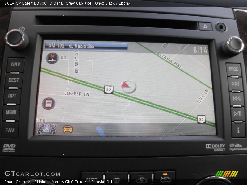 Navigation of 2014 Sierra 3500HD Denali Crew Cab 4x4