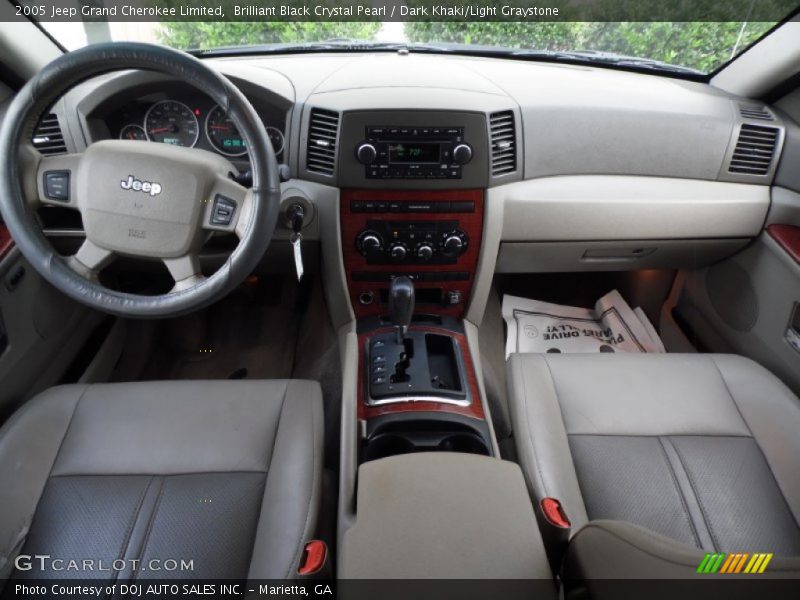 Dashboard of 2005 Grand Cherokee Limited