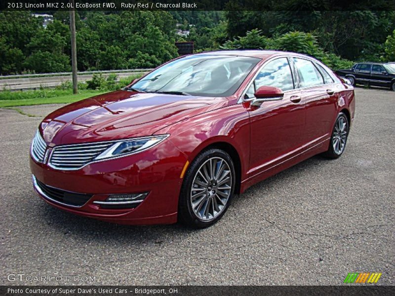 Ruby Red / Charcoal Black 2013 Lincoln MKZ 2.0L EcoBoost FWD