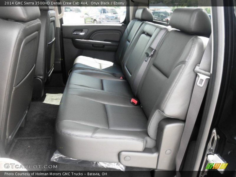 Rear Seat of 2014 Sierra 3500HD Denali Crew Cab 4x4