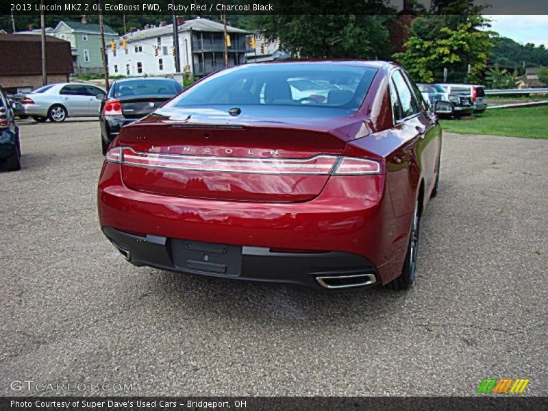 Ruby Red / Charcoal Black 2013 Lincoln MKZ 2.0L EcoBoost FWD