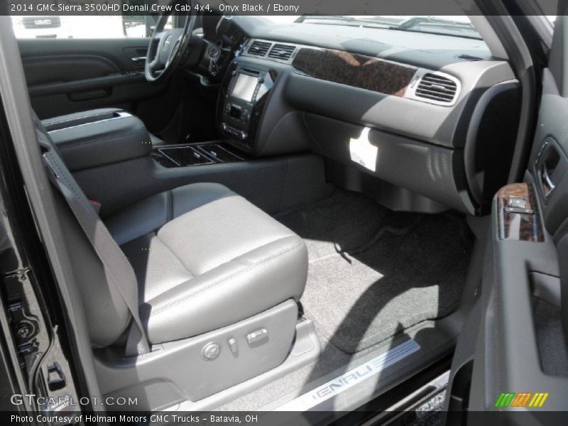 Onyx Black / Ebony 2014 GMC Sierra 3500HD Denali Crew Cab 4x4