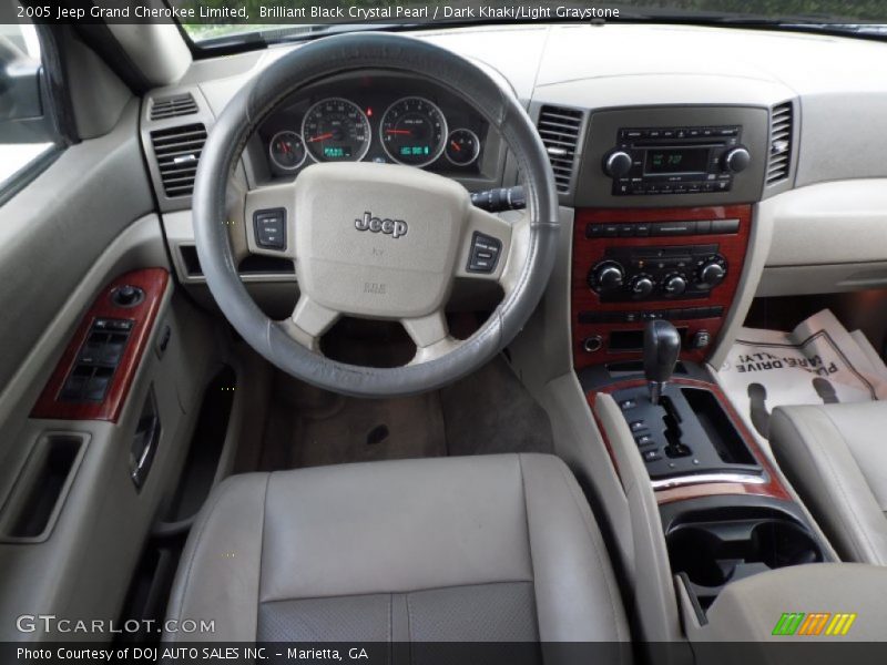 Dashboard of 2005 Grand Cherokee Limited