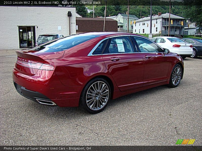 Ruby Red / Charcoal Black 2013 Lincoln MKZ 2.0L EcoBoost FWD
