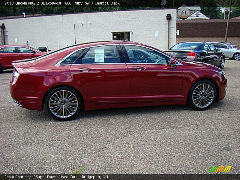 Ruby Red / Charcoal Black 2013 Lincoln MKZ 2.0L EcoBoost FWD