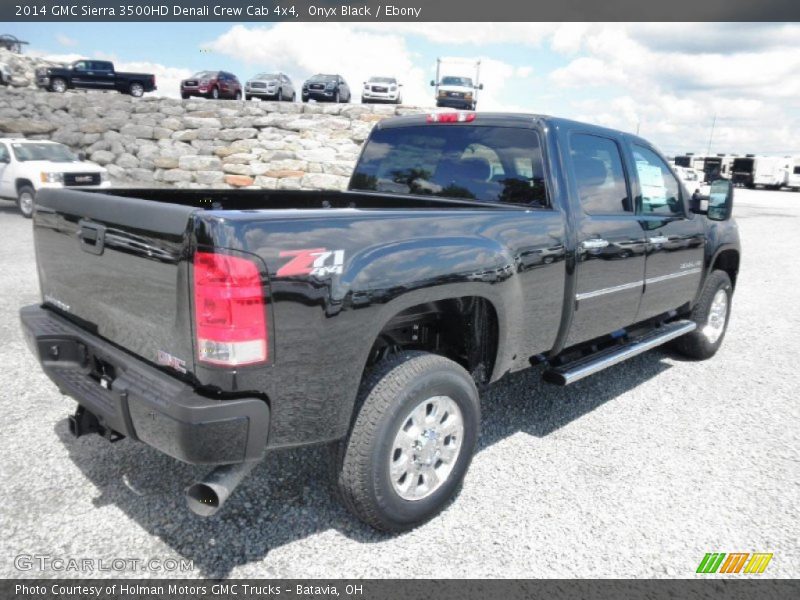 Onyx Black / Ebony 2014 GMC Sierra 3500HD Denali Crew Cab 4x4