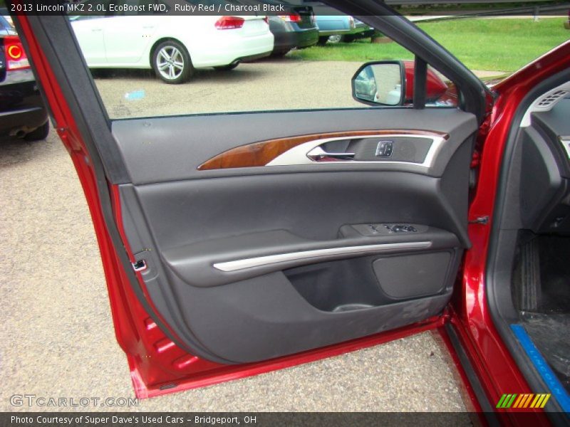 Ruby Red / Charcoal Black 2013 Lincoln MKZ 2.0L EcoBoost FWD