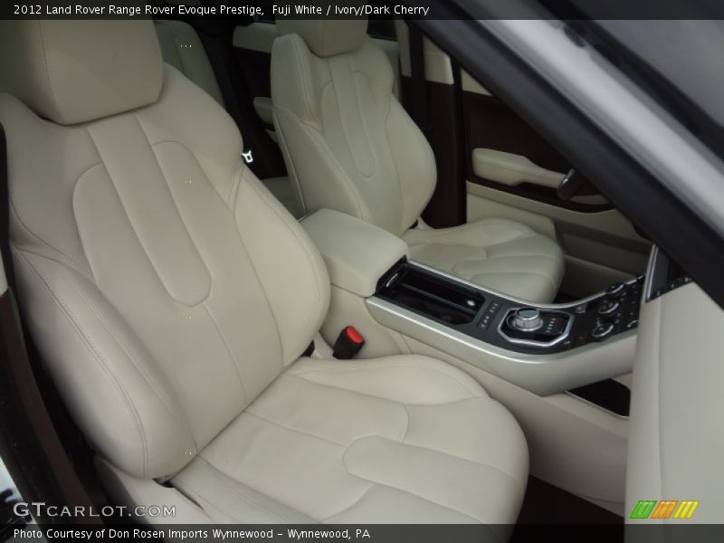Front Seat of 2012 Range Rover Evoque Prestige