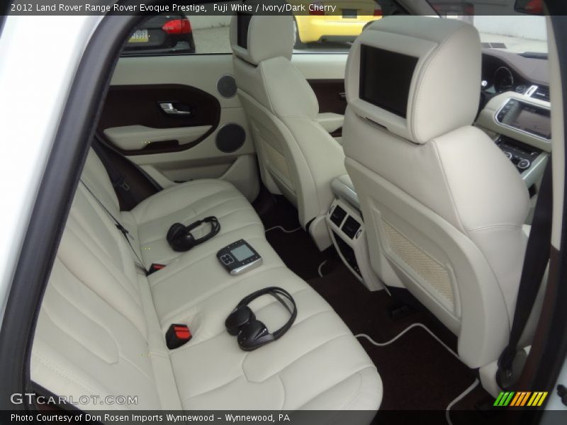 Rear Seat of 2012 Range Rover Evoque Prestige