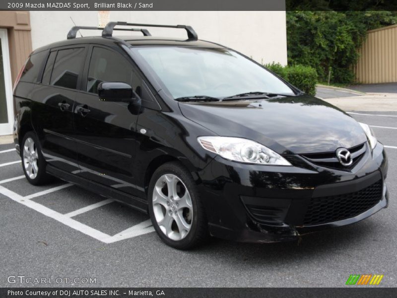 Front 3/4 View of 2009 MAZDA5 Sport