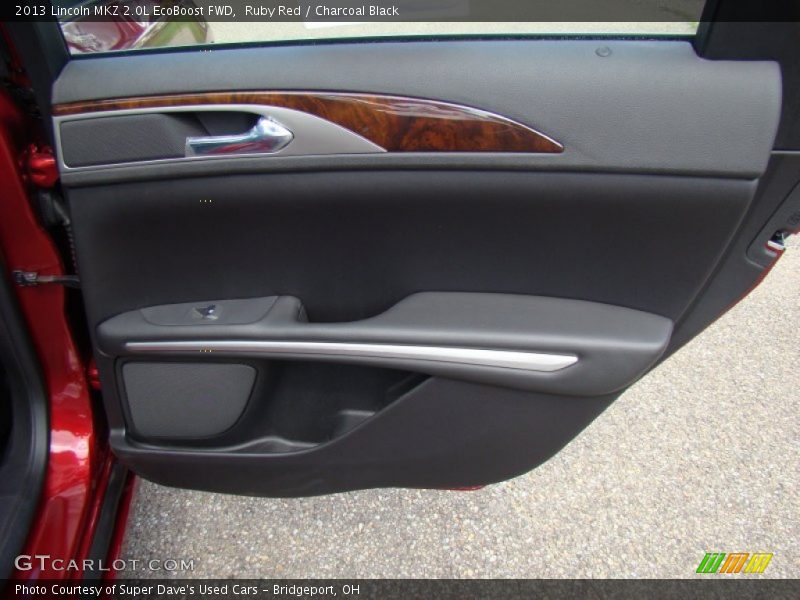 Ruby Red / Charcoal Black 2013 Lincoln MKZ 2.0L EcoBoost FWD