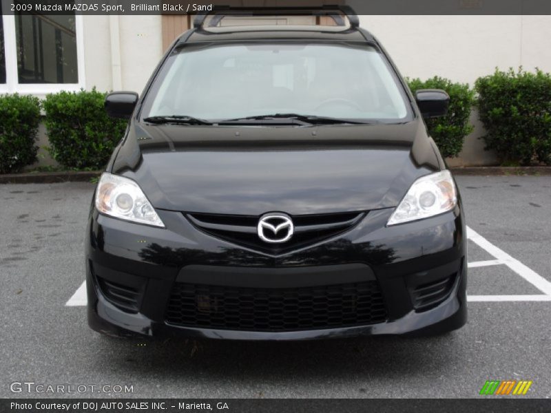 Brilliant Black / Sand 2009 Mazda MAZDA5 Sport