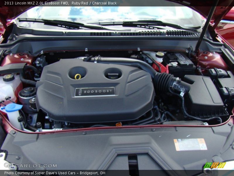 Ruby Red / Charcoal Black 2013 Lincoln MKZ 2.0L EcoBoost FWD