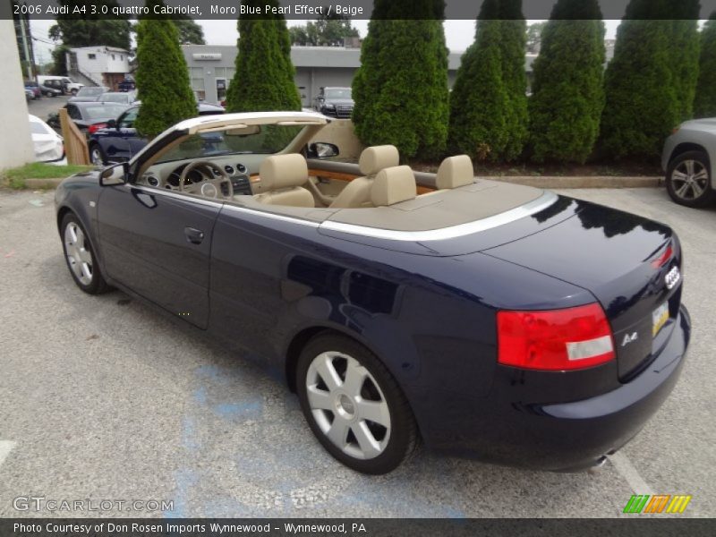  2006 A4 3.0 quattro Cabriolet Moro Blue Pearl Effect