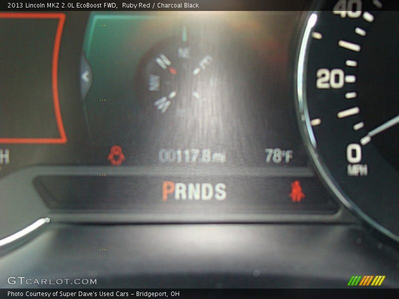 Ruby Red / Charcoal Black 2013 Lincoln MKZ 2.0L EcoBoost FWD