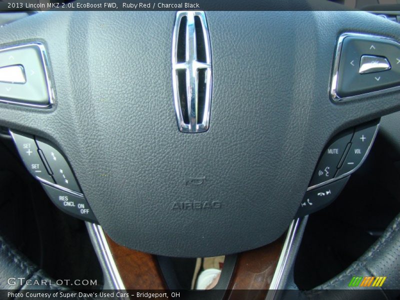 Ruby Red / Charcoal Black 2013 Lincoln MKZ 2.0L EcoBoost FWD