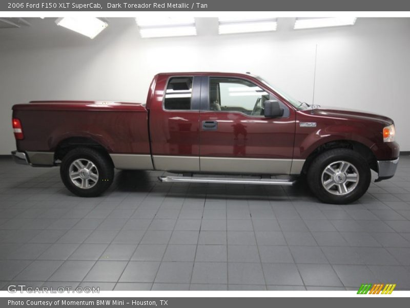 Dark Toreador Red Metallic / Tan 2006 Ford F150 XLT SuperCab