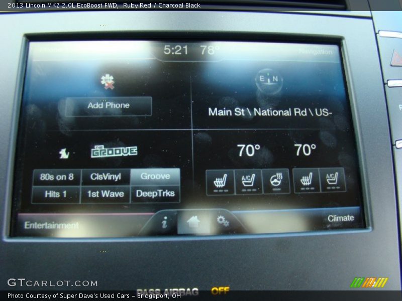 Ruby Red / Charcoal Black 2013 Lincoln MKZ 2.0L EcoBoost FWD