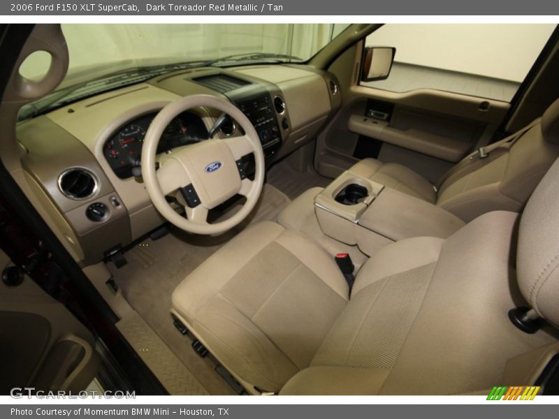 Dark Toreador Red Metallic / Tan 2006 Ford F150 XLT SuperCab