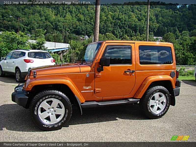  2011 Wrangler Sahara 4x4 Mango Tango Pearl