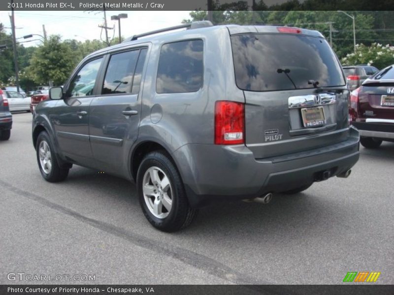 Polished Metal Metallic / Gray 2011 Honda Pilot EX-L