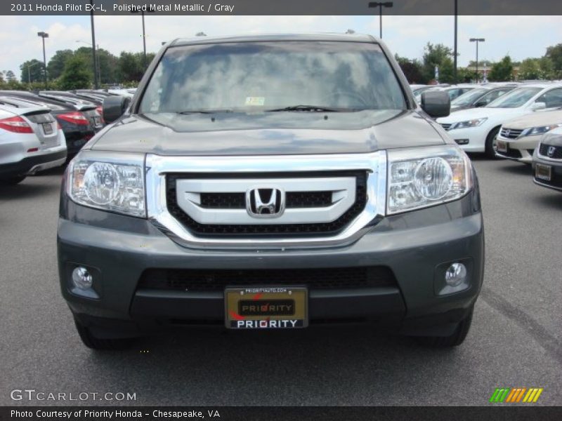 Polished Metal Metallic / Gray 2011 Honda Pilot EX-L