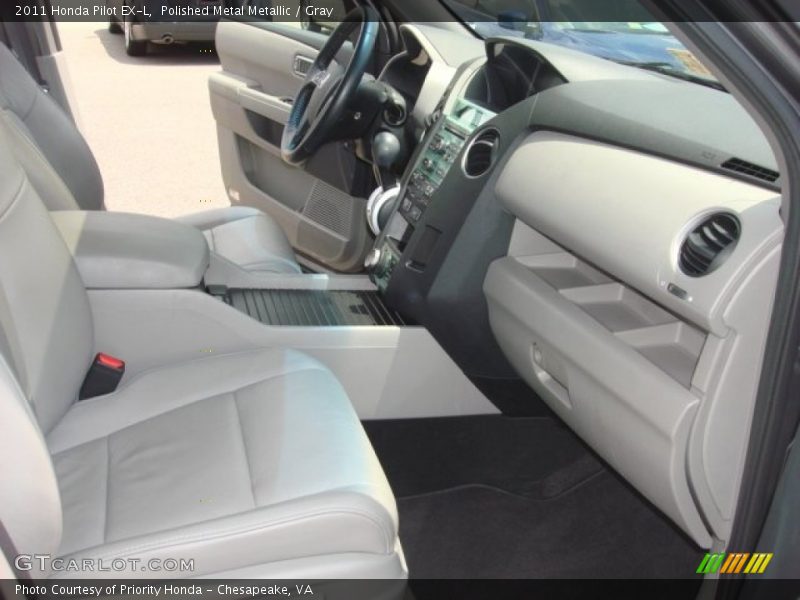 Polished Metal Metallic / Gray 2011 Honda Pilot EX-L