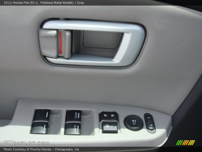 Polished Metal Metallic / Gray 2011 Honda Pilot EX-L