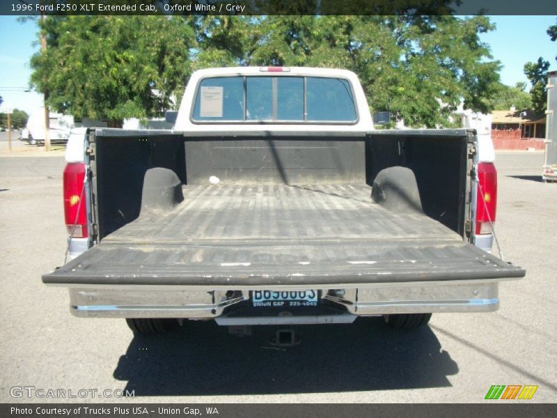 Oxford White / Grey 1996 Ford F250 XLT Extended Cab