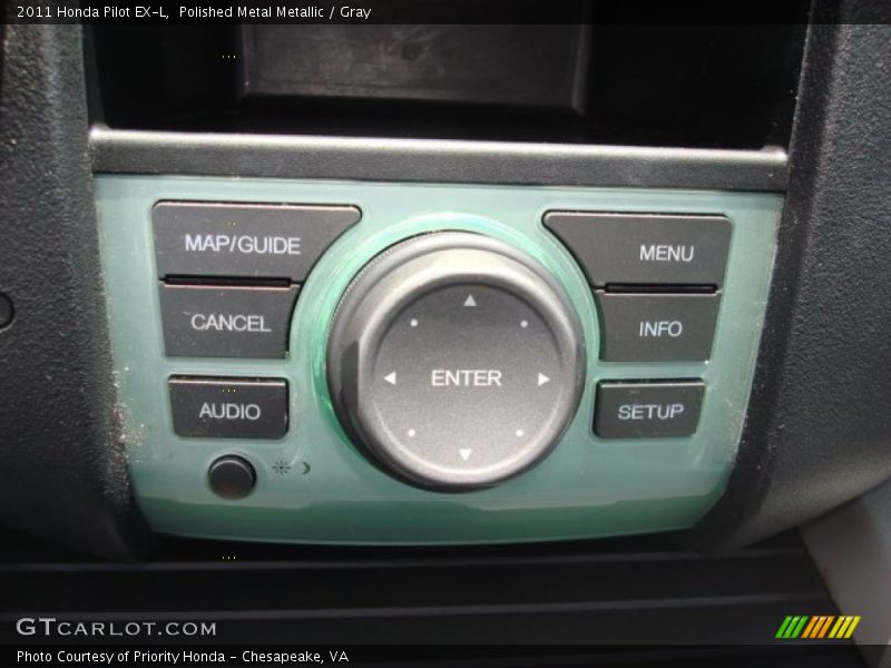 Polished Metal Metallic / Gray 2011 Honda Pilot EX-L