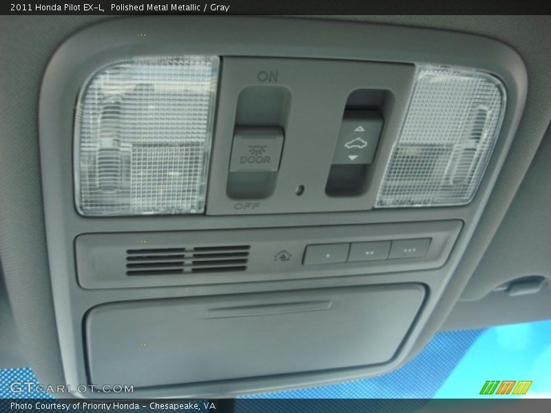 Polished Metal Metallic / Gray 2011 Honda Pilot EX-L