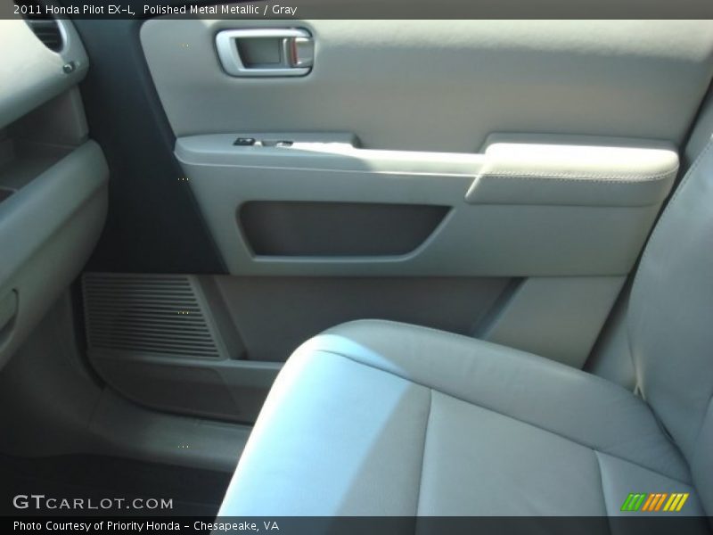 Polished Metal Metallic / Gray 2011 Honda Pilot EX-L