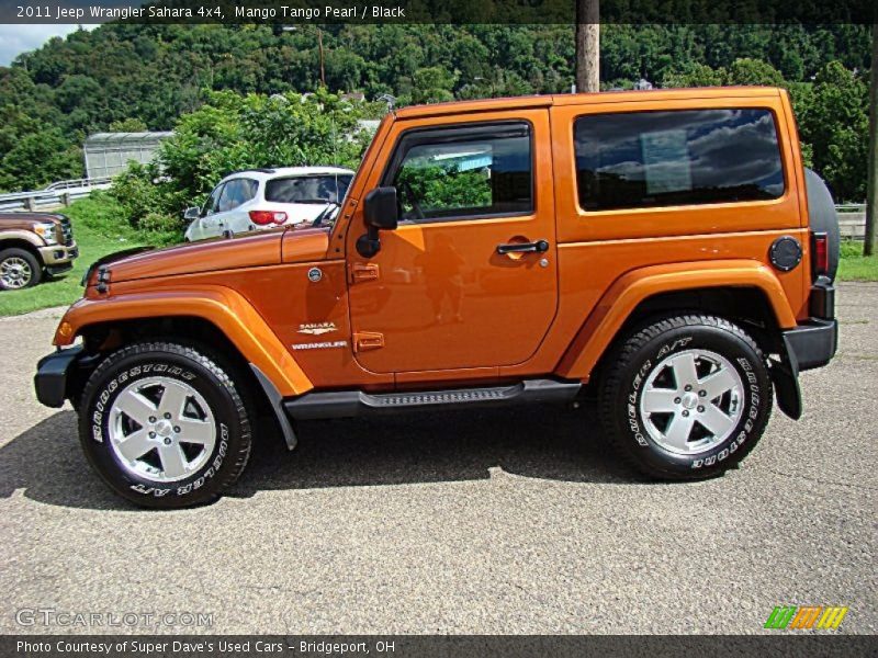  2011 Wrangler Sahara 4x4 Mango Tango Pearl