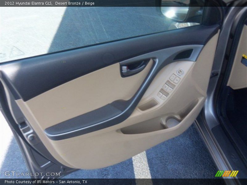 Desert Bronze / Beige 2012 Hyundai Elantra GLS