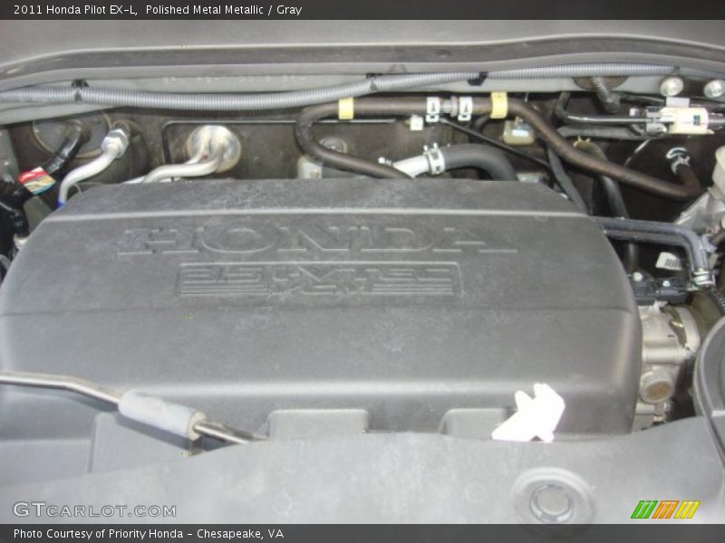 Polished Metal Metallic / Gray 2011 Honda Pilot EX-L