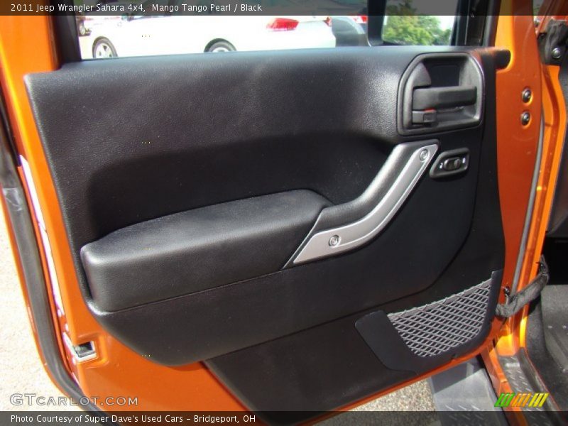 Mango Tango Pearl / Black 2011 Jeep Wrangler Sahara 4x4