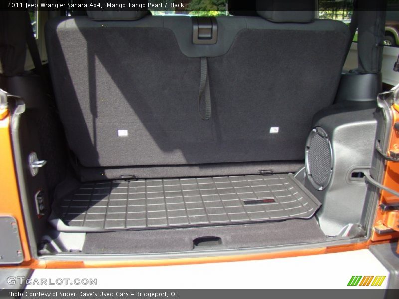 Mango Tango Pearl / Black 2011 Jeep Wrangler Sahara 4x4