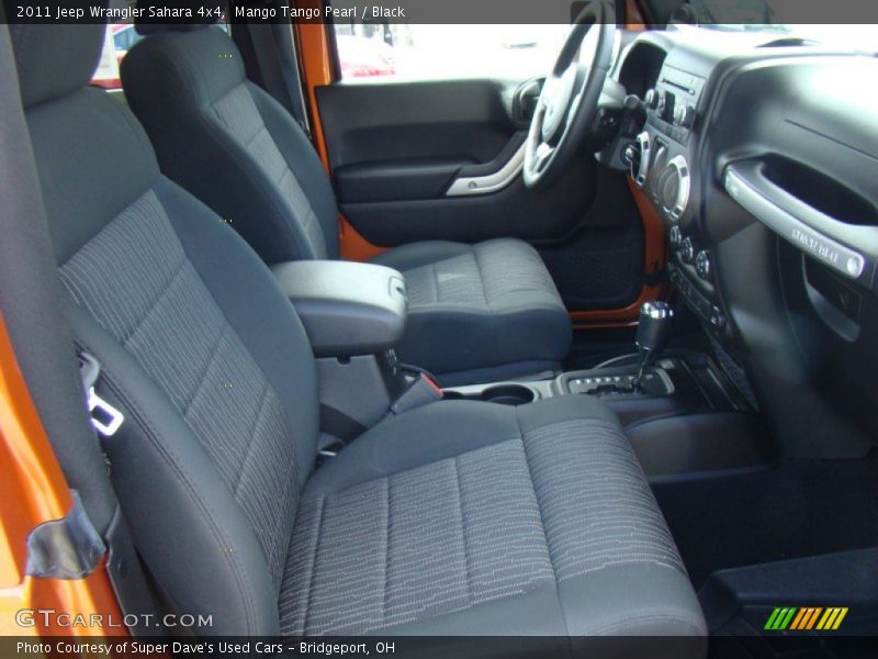 Mango Tango Pearl / Black 2011 Jeep Wrangler Sahara 4x4