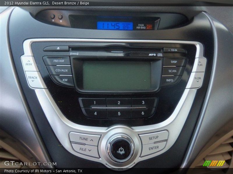 Desert Bronze / Beige 2012 Hyundai Elantra GLS