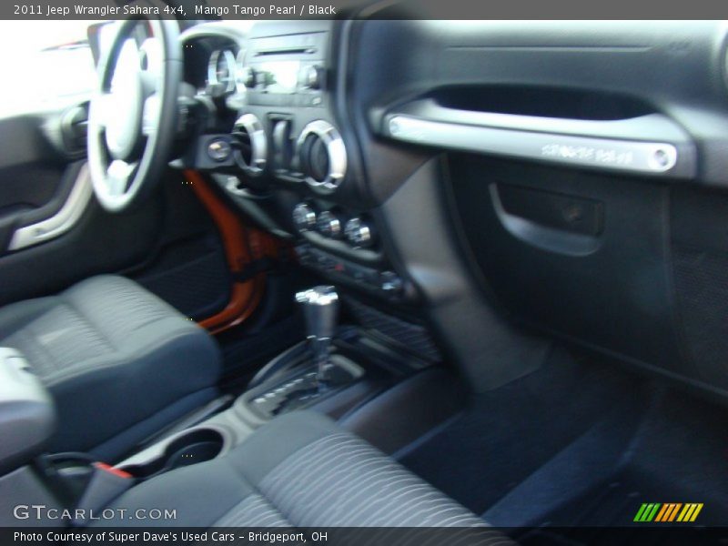 Mango Tango Pearl / Black 2011 Jeep Wrangler Sahara 4x4