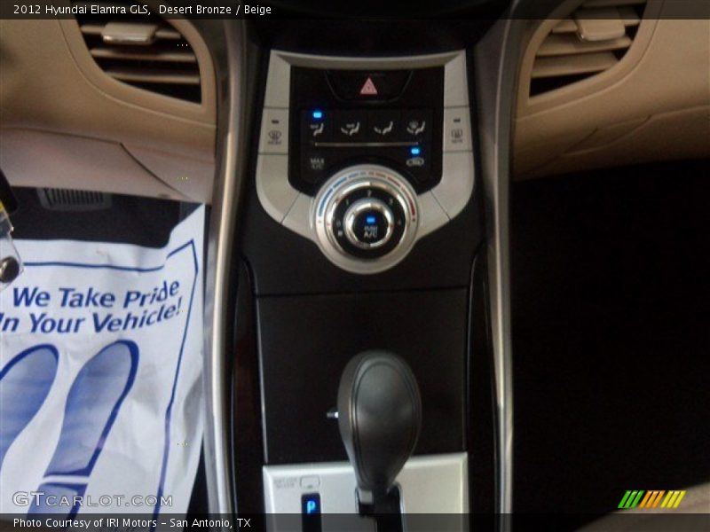 Desert Bronze / Beige 2012 Hyundai Elantra GLS