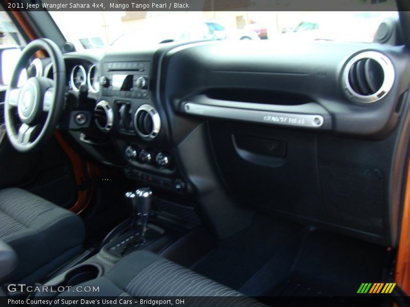 Mango Tango Pearl / Black 2011 Jeep Wrangler Sahara 4x4