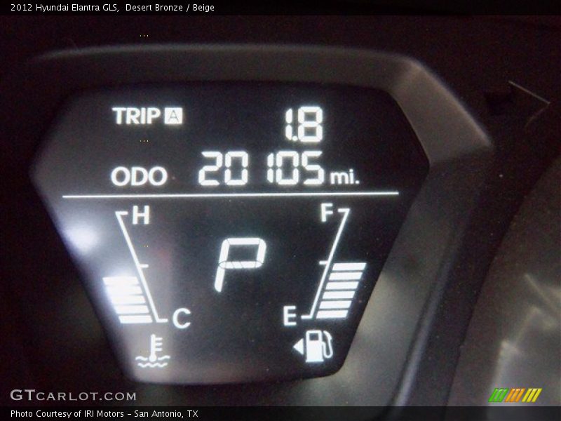 Desert Bronze / Beige 2012 Hyundai Elantra GLS