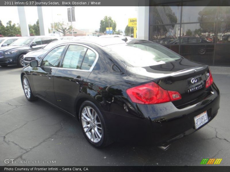Black Obsidian / Wheat 2011 Infiniti G 37 Journey Sedan
